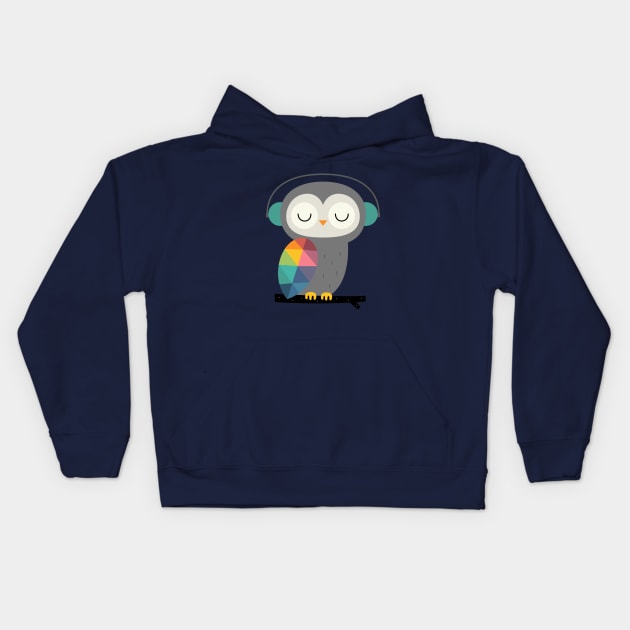 Owl Time Kids Hoodie by AndyWestface